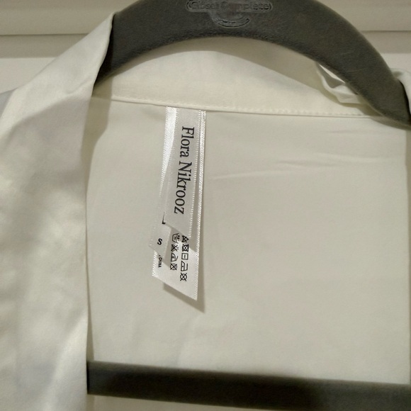 Flora Nikrooz Rosa Satin Robe Ivory Small - Picture 5 of 10